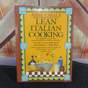 Lean Italian Cooking cook book 1994 spiral backing, EUC~fun recipes.